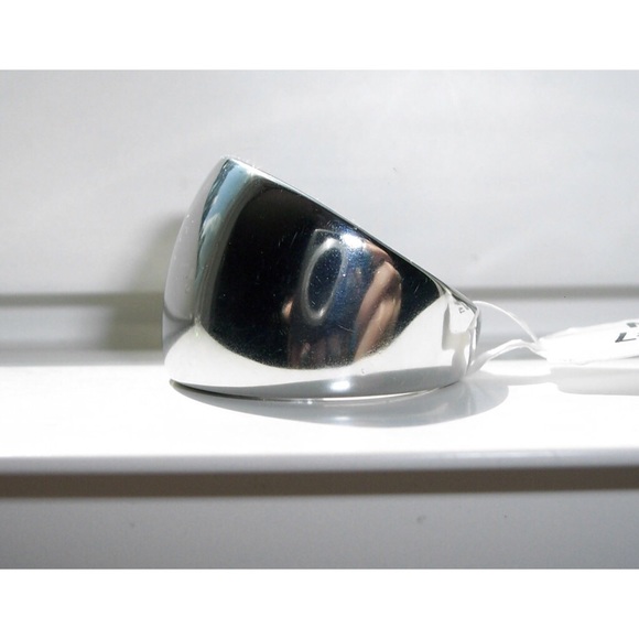 STAINLESS STEEL Wide High Polished Dome Ring NWT - Picture 8 of 14